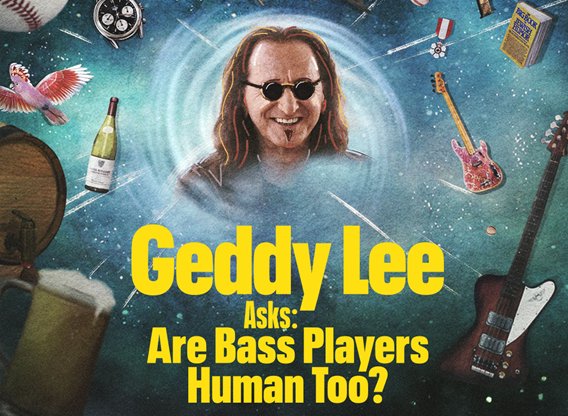 Geddy Lee Asks Are Bass Players Human Too